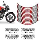 Adesivo Roda P/ Moto Factor 150 Vermelho Refletivo Genérico Adesivo Roda P/ Moto Factor 150 Vermelho Refletivo Genérico