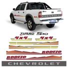 Adesivo S10 Rodeio 2006 Faixa Lateral/traseira Emblema Preto