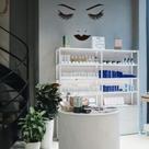 Adesivo Salão de Beleza Sobrancelha e Cílios Decoração Clínica