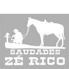 Adesivo Saudades Zé Rico SV2036 - Branco