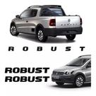 Adesivo Saveiro Robust Kit Faixas Laterais E Tampa Preto