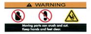 Adesivo Sea Doo Da Tampa Hidrojato Warning Moving Parts