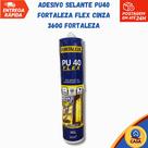 Adesivo Selante PU40 Flex Cinza 360g Fortaleza Adesivo Selante PU40 Flex Cinza 360g Fortaleza