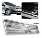 Adesivo Soleira Da Porta Gol G3, G4, G5,g6 Escovado Resinado