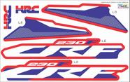 Adesivo Take Aleta Tanque Crf 250f 2022 P/ Crf 230 Biker F-19 Adesivo Take Aleta Tanque Crf 250f 2022 P/ Crf 230 Biker F-19