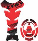 Adesivo Tanque + Bocal Resinados Zx 6r Kawasaki Vermelho