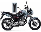 Adesivo Tanque Lateral E Gravata Cg Fan 160 2018/2021 Preta