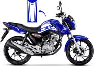 Adesivo Tanque Lateral + Gravata Cg Fan 160 2018/2021 Branco