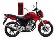 Adesivo Tanque Lateral + Gravata Cg Fan 160 2018/2021 Preto