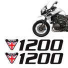 Adesivo Tanque Triumph Tiger 1200 Par 3d Resinado Preto Adesivo Tanque Triumph Tiger 1200 Par 3d Resinado Preto