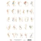 Adesivo Têxtil Arte Fácil Alfabeto Floral - DX-013