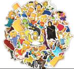 Adesivo The Simpsons Anime Vinyl Cartoon 50 unidades para Water B Adesivo The Simpsons Anime Vinyl Cartoon 50 unidades para Water B