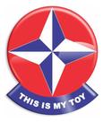 Adesivo This Is My Toy Meu Brinquedo Estrela Resinado Fgc