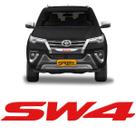 Adesivo Toyota Hilux Sw4 ParaChoque 16/22 Vermelho Refletivo