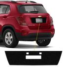 Adesivo Traseiro Fundo De Placa Tracker 2018 Protetor Black
