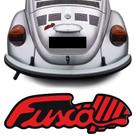 Adesivo Traseiro Fusca Itamar 1994 Emblema Vermelho Resinado