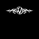 Adesivo Traseiro Tribal VW - Branco