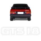 Adesivo Traseiro Volkswagen Gol GTS 1.8 1988 Branco