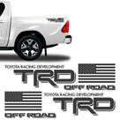 Adesivo Trd Off Road Eua Para Hilux Lateral Grafite Genérico