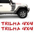 Adesivo Trilha 4x4 Troller T4 2015/2021 Faixa Capô Vermelho