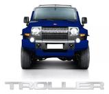 Adesivo Troller 2015/19 Novo Grade Frontal Cromado Resinado