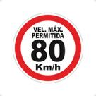 Adesivo Velocidade Máxima Permitida Carro Caminhão Picape Adesivo Velocidade Máxima Permitida Carro Caminhão Picape