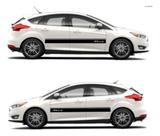 Adesivo Vinil Carro Ford Focus Faixas Laterais Compatível