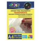 Adesivo Vinil Holografico Transparente A4 20 Fls
