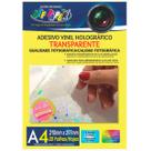 Adesivo Vinil Holográfico Transparente - Off Paper