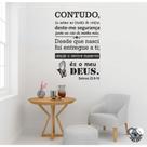 Adesivo Vinil - Mensagem da Bíblia - Salmo 22:10 (70x40cm) Adesivo Vinil - Mensagem da Bíblia - Salmo 22:10 (70x40cm)