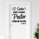 Adesivo Vinil pra Porta / Parede - Salmo 23 (45x56cm)