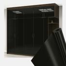 Adesivo Vinil Preto Brilho Laca Moveis Decoração 2m x60cm Adesivo Vinil Preto Brilho Laca Moveis Decoração 2m x60cm