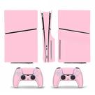 Adesivo Vinil Rosa para PS5 Slim Capa para Console e Controle
