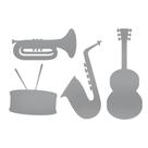 Adesivo Vinílico Instrumentos Musicais Para Quarto e Sala _ Decoração Musical Adesivo Vinílico Instrumentos Musicais Para Quarto e Sala _ Decoração Musical