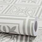 Adesivo Vinilico para Chão Com Textura Portugues Cinza 5M