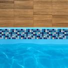 Adesivo Vinílico Proteção P/ Borda D Piscina Faixa 1mx 15cm 10und