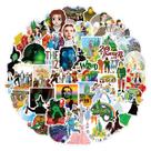 Adesivo Wizard of Oz Anime Vinil PVC impermeável 50 unidades