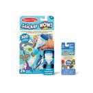 Adesivo Wow! Pacote Shark Melissa e Doug com 500 adesivos