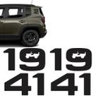 Adesivos 1941 Para Jeep Willys Renegade 2025 Lateral Par