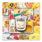 Adesivos 3D Food Anime Cartoon 50 unidades de PVC impermeável