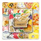 Adesivos 3D Food Vinyl Decalques de grafite impermeáveis (50 unidades)