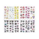 Adesivos 3D Kawaii Kuromi My Melody 12pcs Pacote De Brinquedos DIY De Meninas Em Estilo Anime