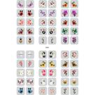 Adesivos 3d para Unha 240 Película Colorida Nail art