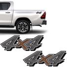 Adesivos 4x4 Hilux Toyota 2021 Emblema Lateral Mod. Original
