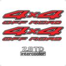 Adesivos 4x4 Off Road Frontier 2.8 TD Intercooler - Genérico Adesivos 4x4 Off Road Frontier 2.8 TD Intercooler - Genérico