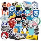 Adesivos: 50 unidades/lote, programadores, softwares e linguagens de programação Adesivos: 50 unidades/lote, programadores, softwares e linguagens de programação