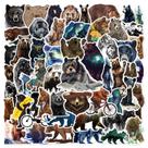 Adesivos, 50 unidades/lote, vinil, adesivos de grafite à prova d'água