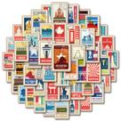 Adesivos 50 unidades/lote Worlds Landmarks Buildings Streets Views