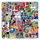 Adesivos, 60 unidades/lote, alfabetos ingleses para decoração DIY