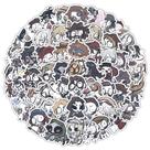 Adesivos, 60 unidades/lote, identidades e adesivo de anime em vinil à prova d'água